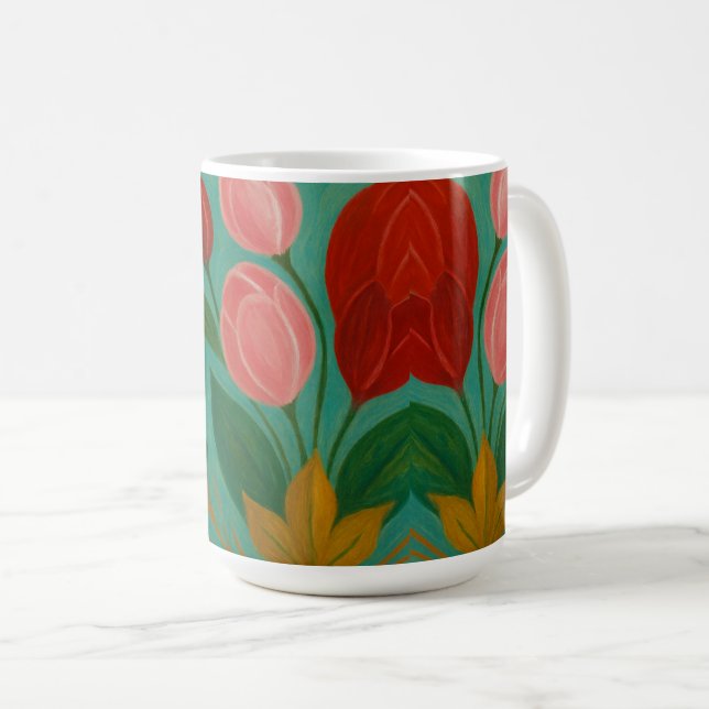 Latte coffee mug (Front Right)