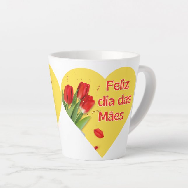 Latte coffee mug (Right Angle)