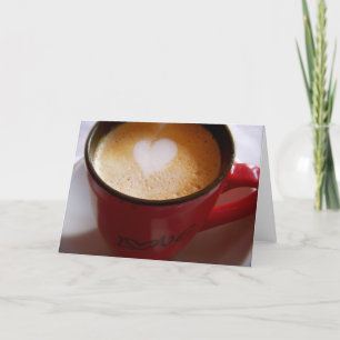 Latte Love Greeting Card