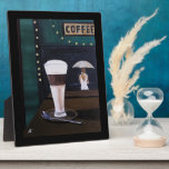 Latte Macchiato Painting by Alfred Fox Plaque<br><div class="desc">Latte Macchiato Painting by Alfred Fox.</div>