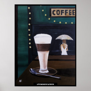 Latte Macchiato Painting by Alfred Fox Poster