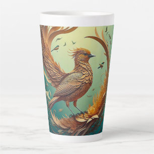 Latte Mug (Brown Bird)