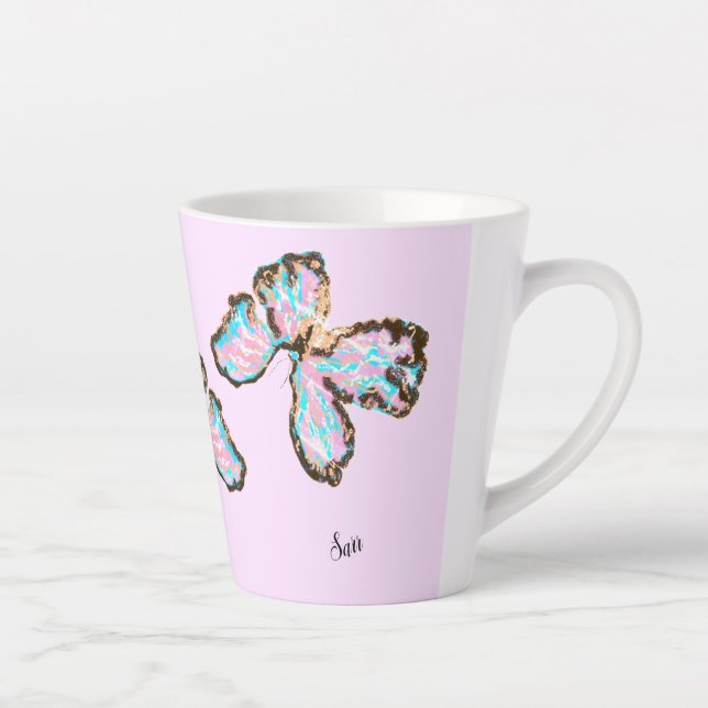 Latte Mug : Butterflies (Right)