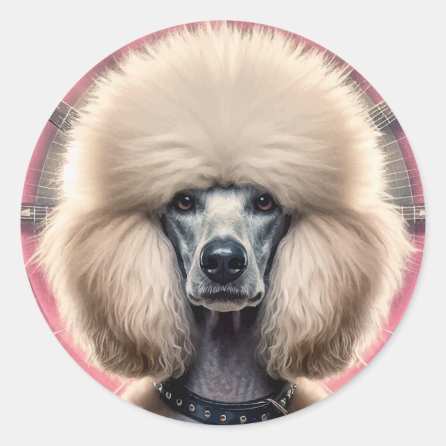 Latte Mug Classic Round Sticker (Front)