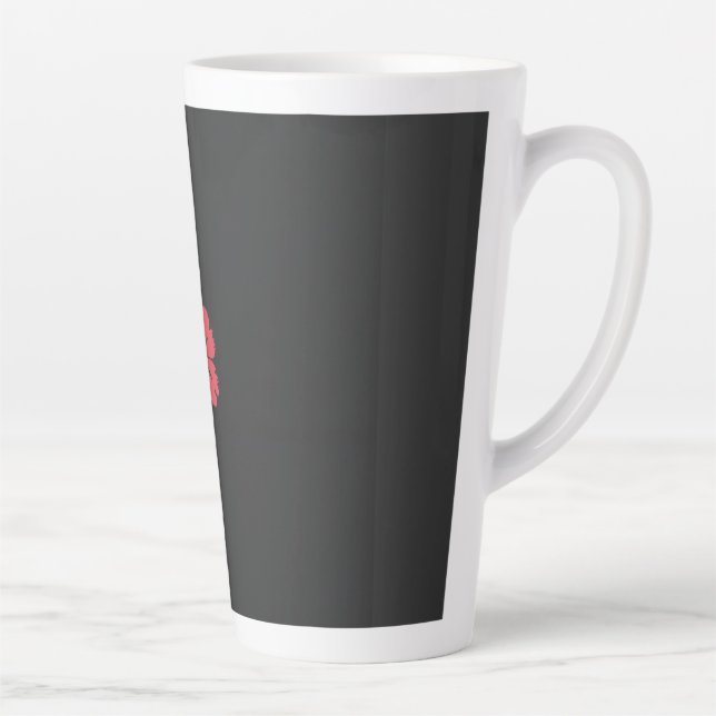 latte mug coffee mug ceramic mug shamrock | black (Right)
