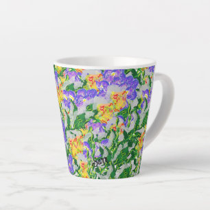 Latte Mug : Garden Of Flowers