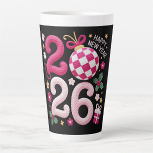 Latte Mug-Happy New Year 2026 Mug