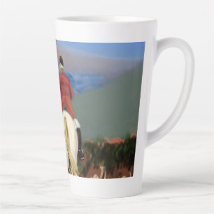 Latte mug Horse and hounds