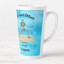 Latte Mug - "It's a Joint Effort" physical therapy