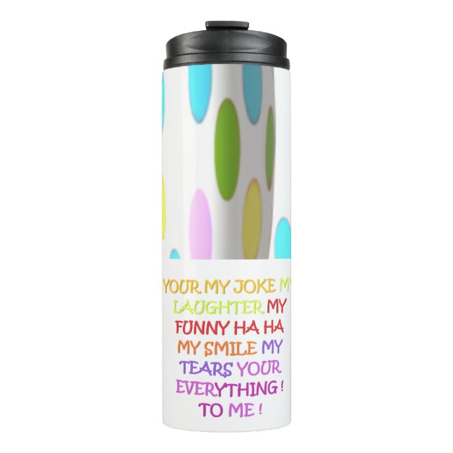 Latte Mug jokes laughter funny cute words (Front)