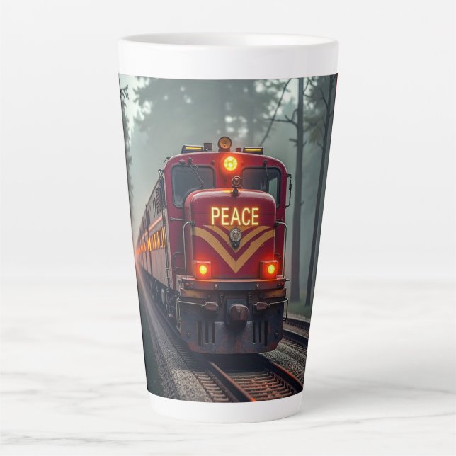 Latte Mug (Peace Train) (Front)