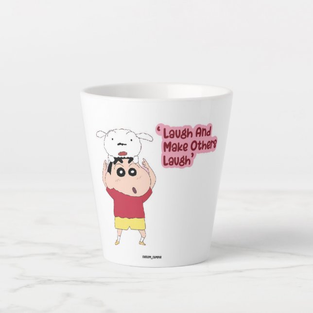 Latte Mug – Perfect Gift for Shinchan Fans (Front)