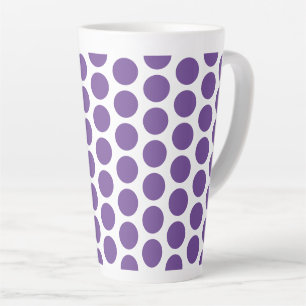 Latte Mug-Polka Dots Latte Mug