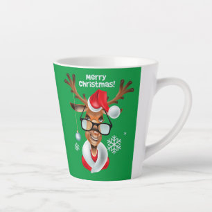 Latte Mug Reindeer Christmas