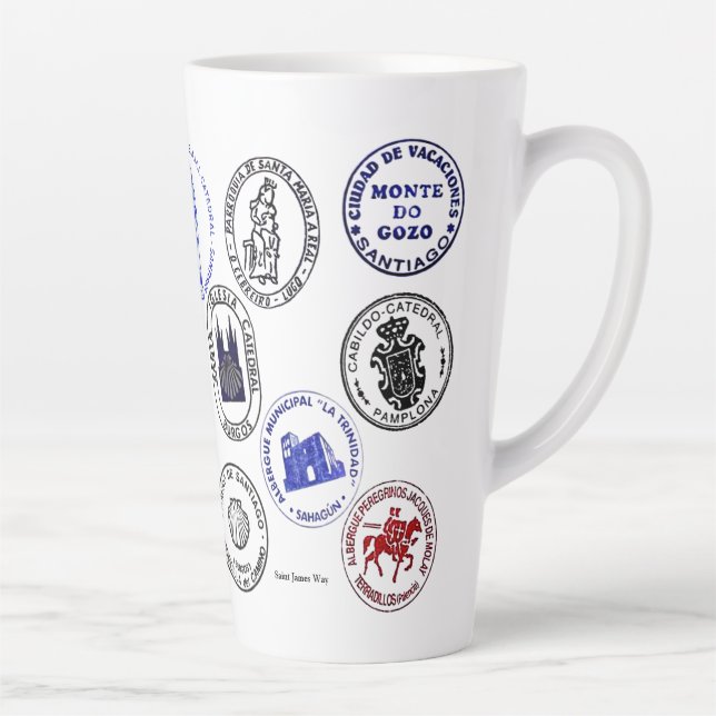 Latte Mug  Saint James Way (Right)