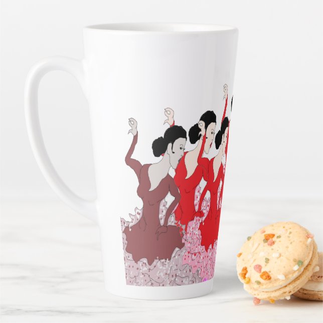 Latte Mug : Spanish Dancer (In Situ)