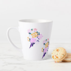 Latte Mug : Spring Flowers
