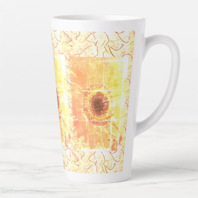 Latte Mug - Sunflower Vendredi (Right)