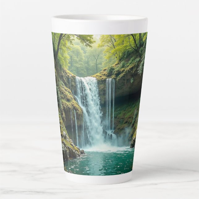 Latte Mug (Waterfall) (Front)