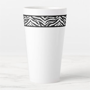 Latte Mug-Zebra Print Mug