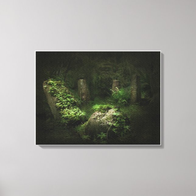 Latte Stones Overturned Tasa Jinapsan Way Canvas Print (Front)