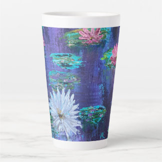 Latte & Water Lillies Latte Mug