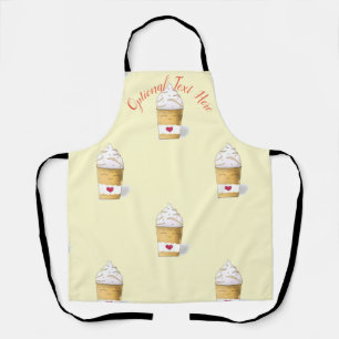 Latte & Whipped Cream (Yellow)   Apron