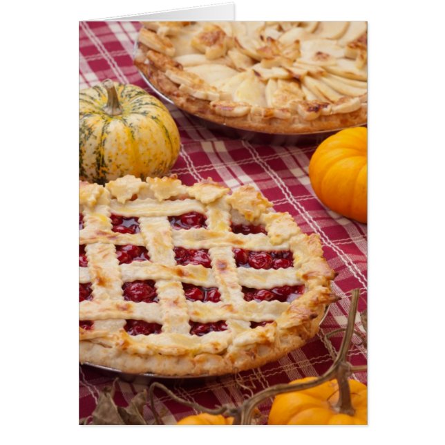 Lattice Cherry Pie And Apple Pie (Front)
