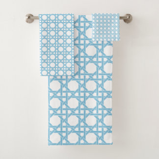 Lattice Design Bath Towel Set