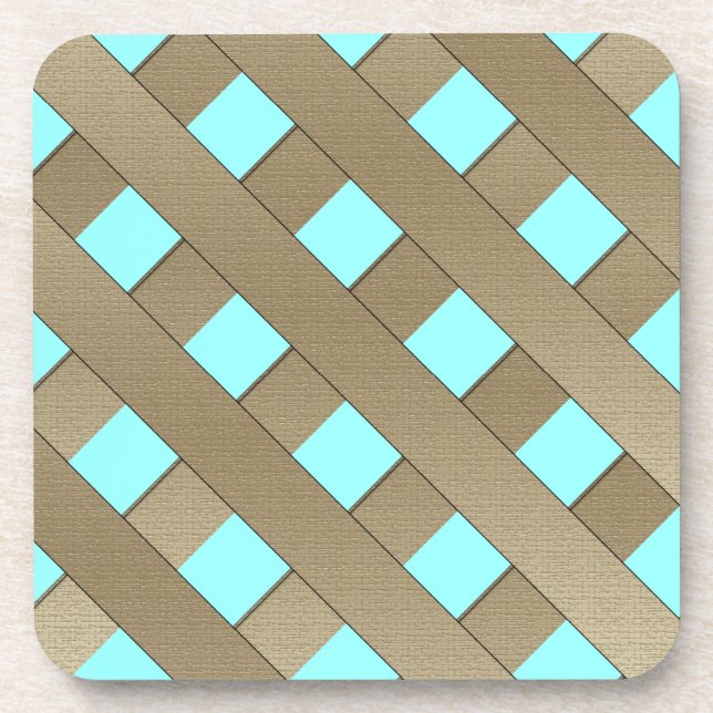 Lattice Fence by Shirley Taylor Coaster (Front)