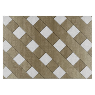 Lattice Fence by Shirley Taylor Cutting Board