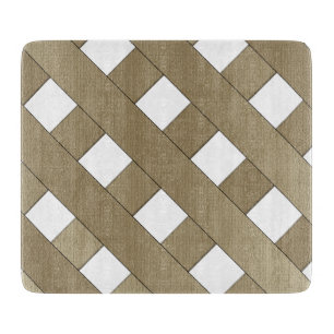 Lattice Fence Cutting Board