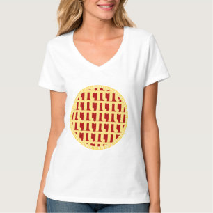 Lattice Pie - Red (Cherry/Strawberry/etc) - Pi Day T-Shirt