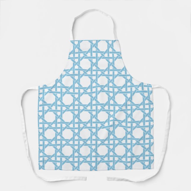 Lattice Print Design Apron (Front)
