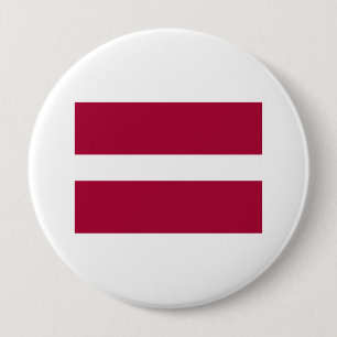 Latvia 10 Cm Round Badge