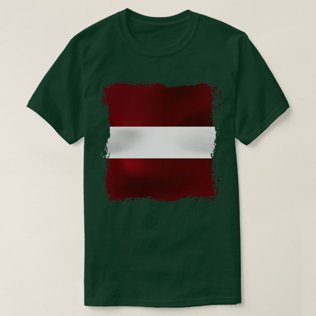 Latvia Artwork T-Shirt (Design Front)