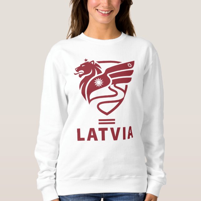Latvia Baltic State Northern Europe Sweatshirt (Front)