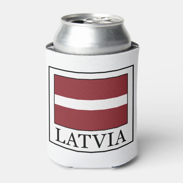 Latvia Can Cooler (Can Front)