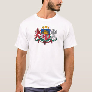 Latvia country coat arms symbol emblem flag T-Shirt