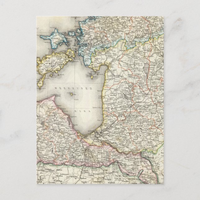 Latvia, Estonia Postcard (Front)