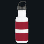 Latvia Flag 532 Ml Water Bottle<br><div class="desc">Patriotic flag of Latvia.</div>
