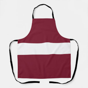Latvia flag apron