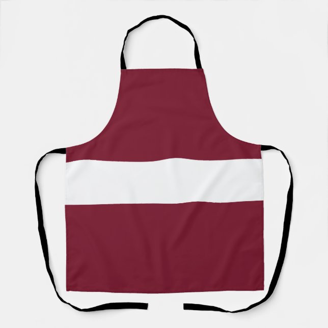Latvia flag apron (Front)