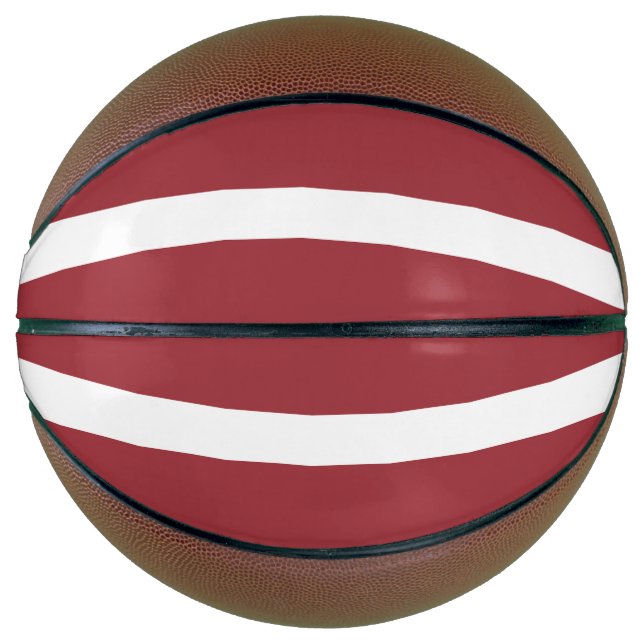 Latvia Flag Basketball (Front)