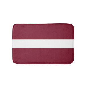 Latvia flag bath mat