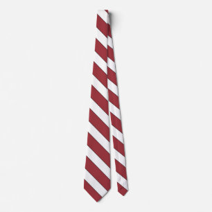Latvia Flag Elegant Patriotic Neck Tie