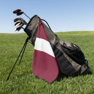 Latvia flag golf towel