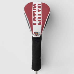 Latvia Flag Gorgeous Patriotic Golf Head Cover