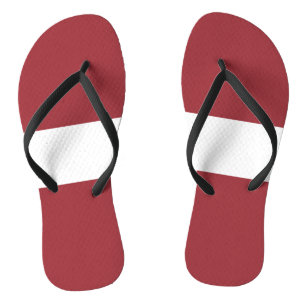 Latvia Flag Jandals