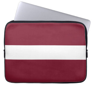 Latvia flag laptop sleeve